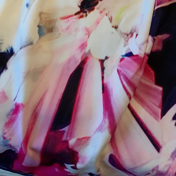 Longsleeve White Designed Dress - Picture 3 of 4